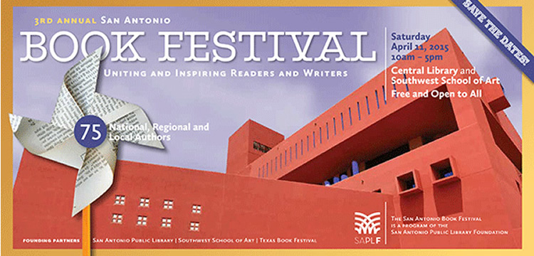 Save the Date for the San Antonio Book Festival - San Antonio Book Festival