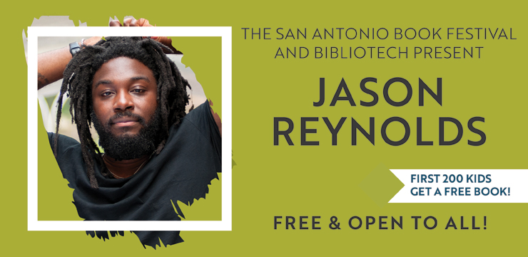 Jason Reynolds at Bibliotech East - San Antonio Book Festival