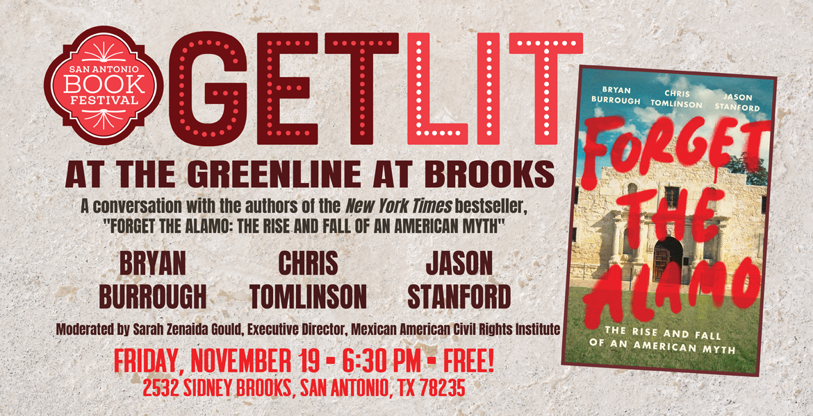 GET LIT at the Greenline at Brooks - San Antonio Book Festival