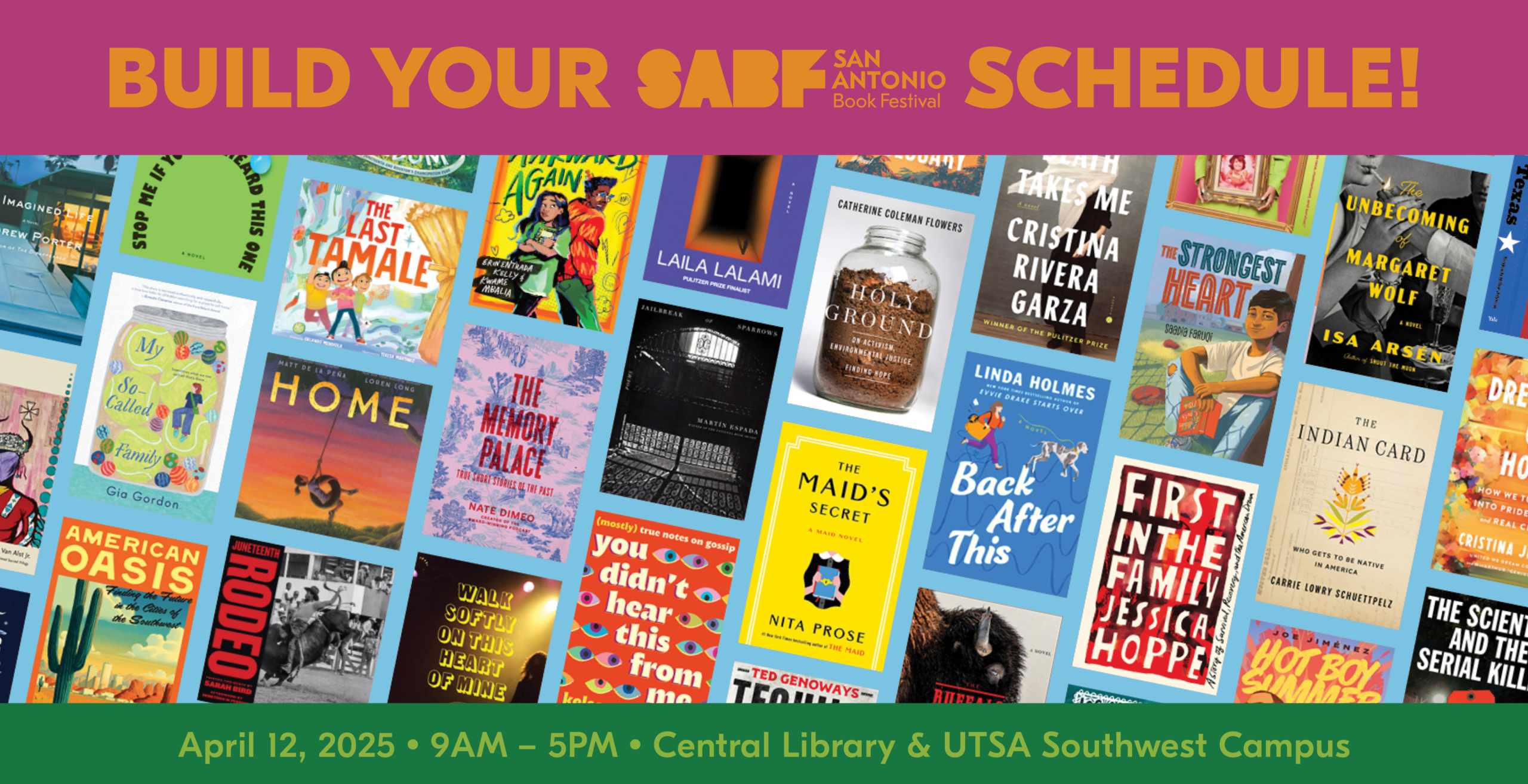 Schedule of Events | 2024 San Antonio Book Festival