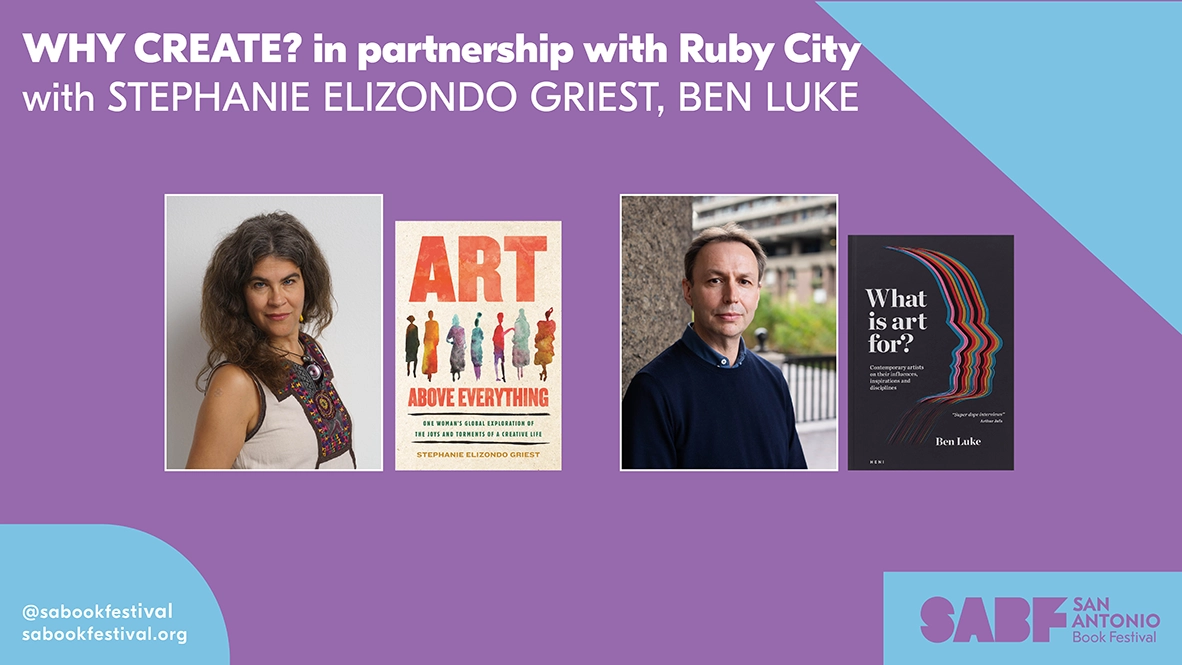 WHY CREATE? in partnership with Ruby City - San Antonio Book Festival
